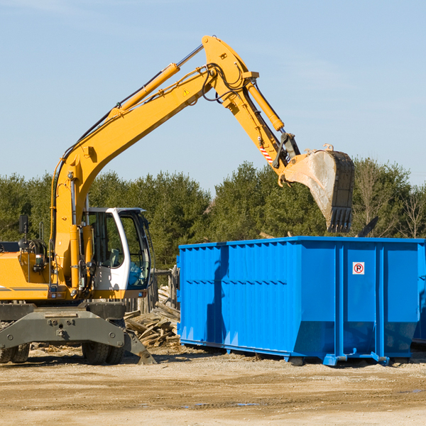 can i request a rental extension for a residential dumpster in Brown